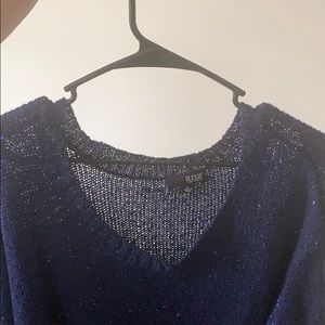 Blue Capri sleeve sweater